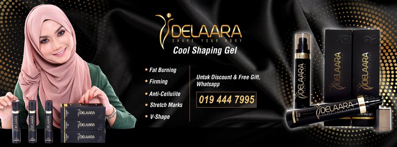 Delaara Cool Shaping Gel - Gel Kurus Sejuk